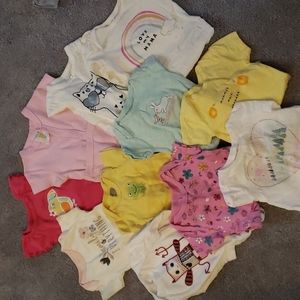 𝅺💜 Baby girl onsie lot